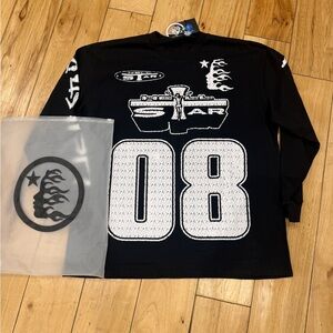 Star Black Long Sleeve Graphic Tee